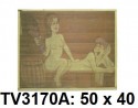 Панно бамбук с рисунком баня 50*40 см  TV3170A-8